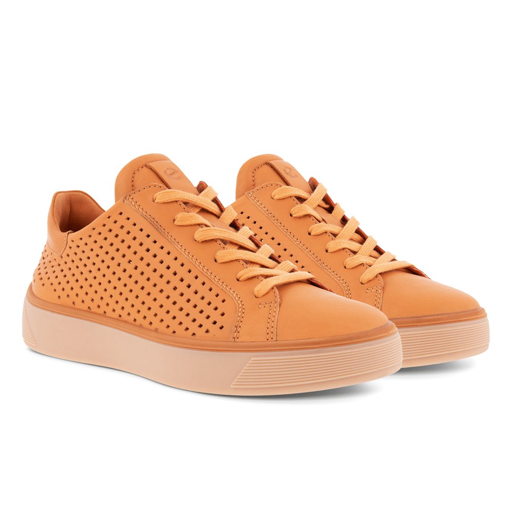 Tenis Mujer - ECCO Street Tray Laced - Marrom - MQW240178